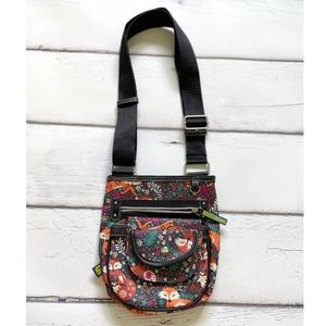 Small purse and wallet Lily Bloom Fox pattern NWOT crossbody phone bag vacation